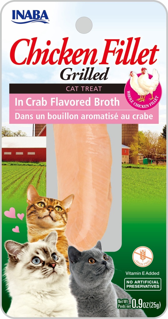 Inaba Grilled Chicken Fillet in Crab Broth - 25g