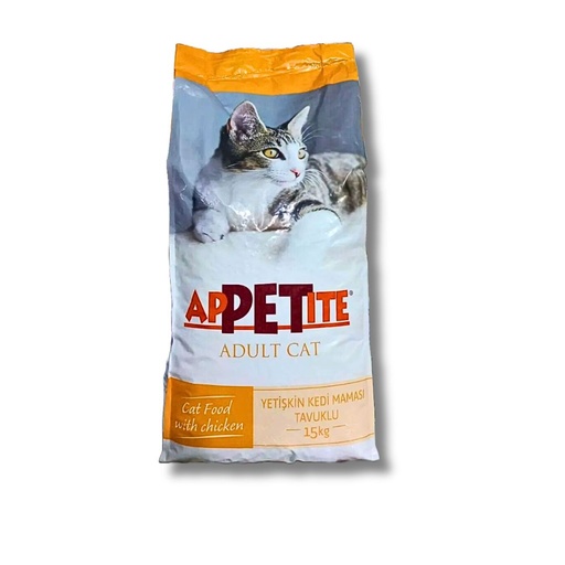 Appetite Adult Cat Food with Chicken 15Kg