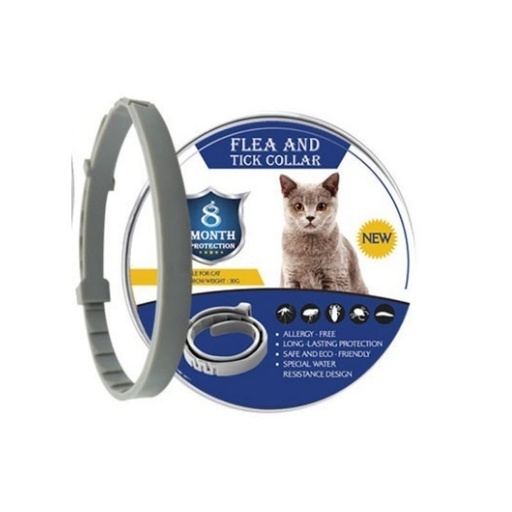 Collar Repelente Pulgas Y Garrapatas Gatos 2 Unid